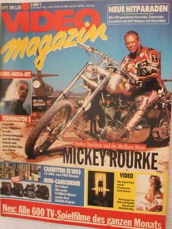 VIDEO MAGAZIN magazine side cover October 1991